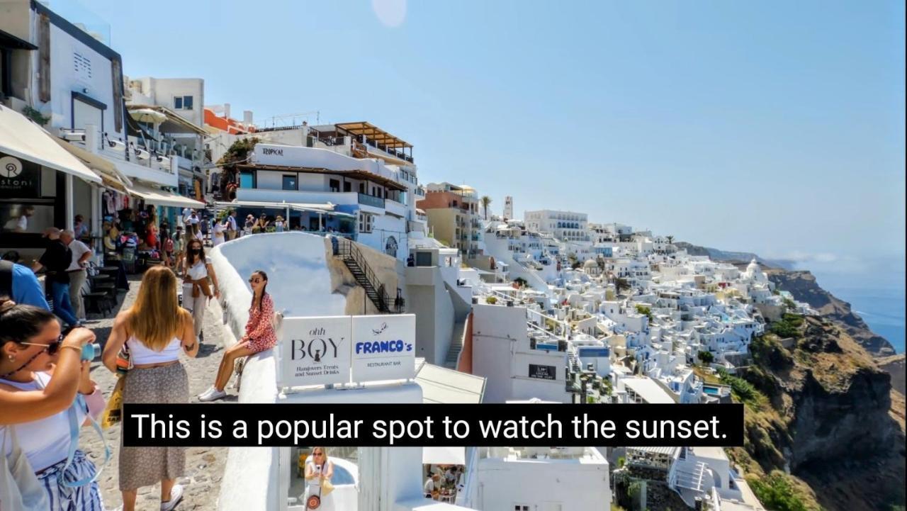 Santorini Pleasure Studios Fira  Eksteriør billede